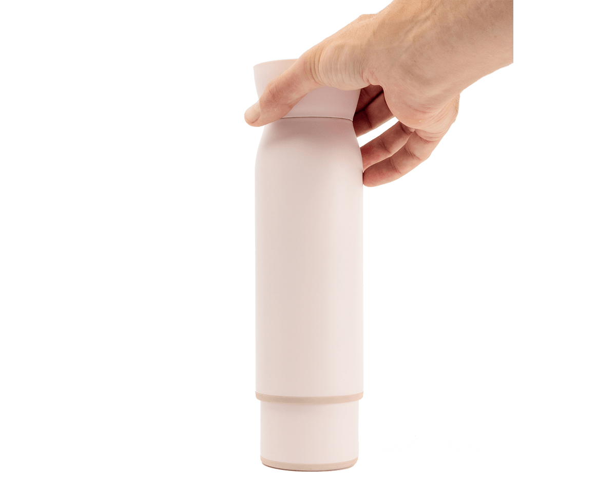 Hitch is a reusable water bottle and coffee cup in one