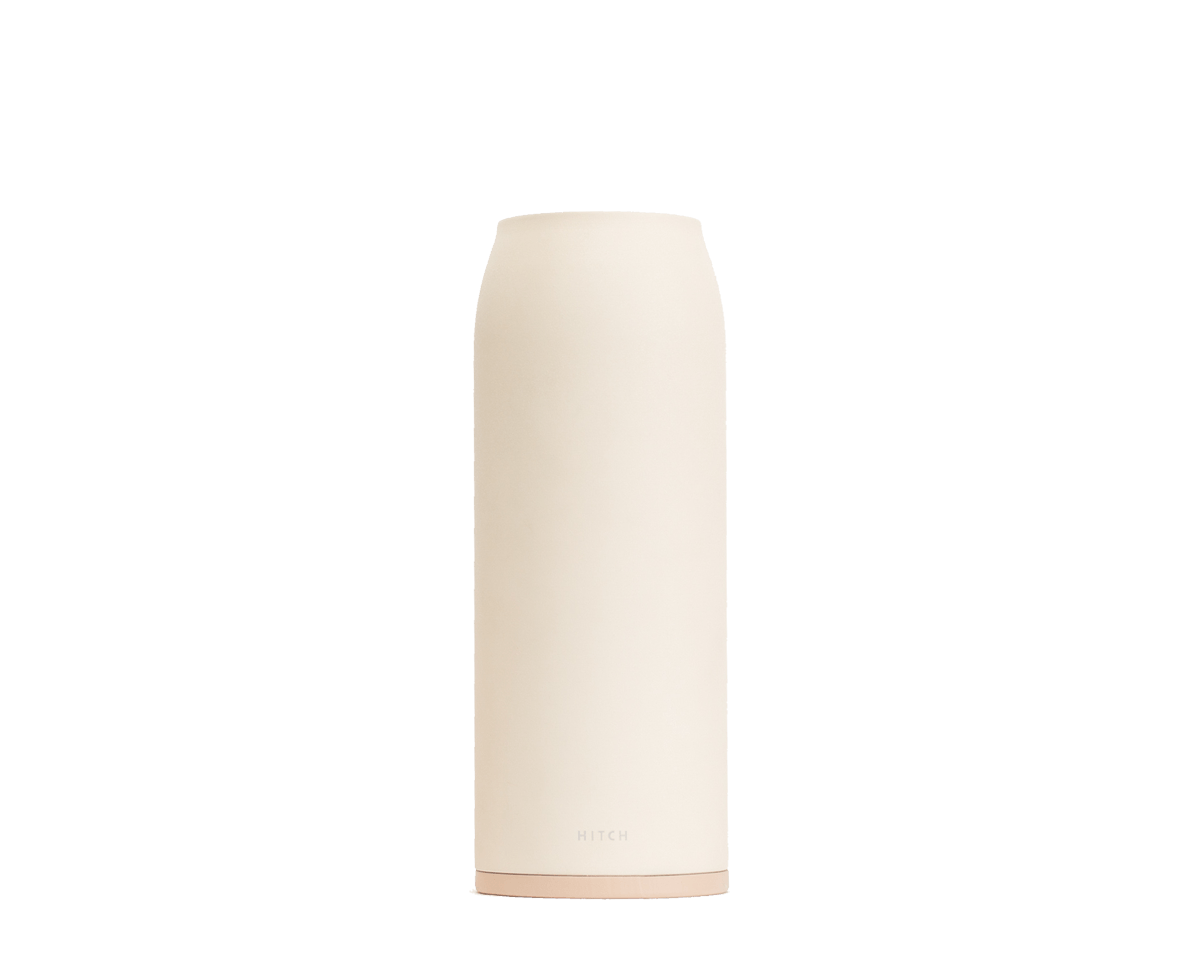 Hitch Bottle and Cup Shell in Natural White